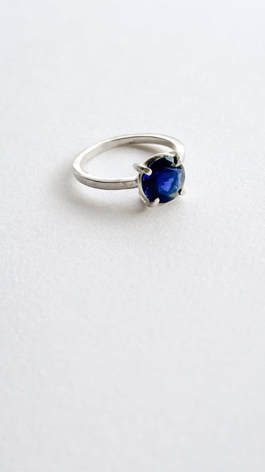Anillo Zafiro Sintético